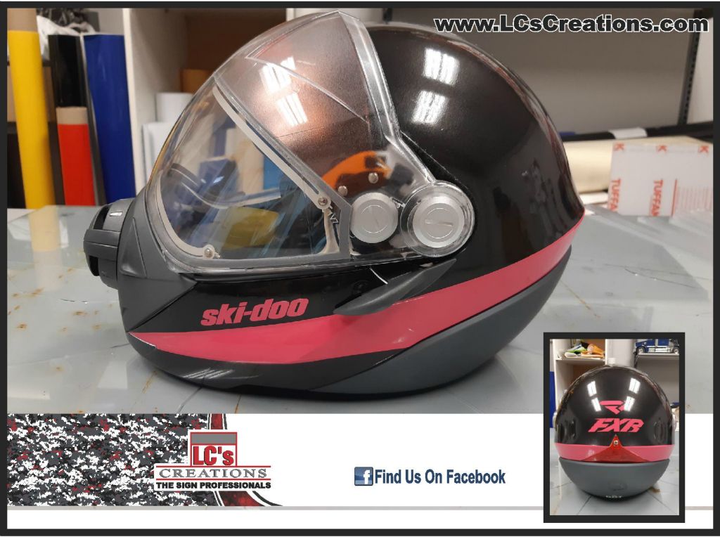 Custom helmet graphics
